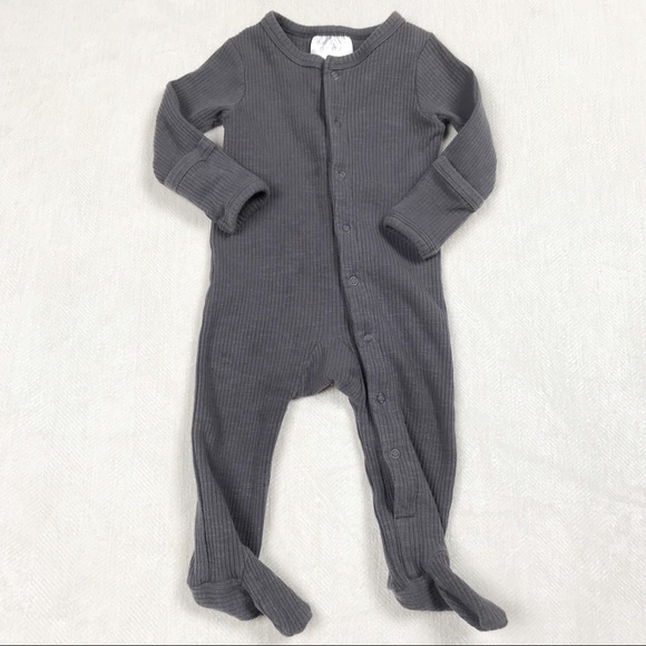 ribbed footed onesie